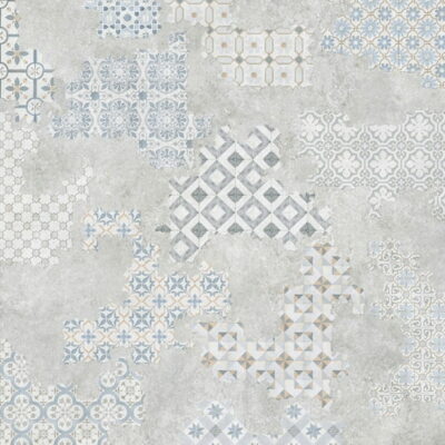 pŁytki retro 60x60 mat podŁogowe patchwork grey