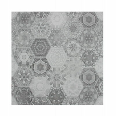 pŁytki retro 60x60 patchwork sare grey mat