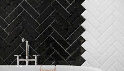 pŁytki Ścienne 10x30 cegieŁka white frez poŁysk