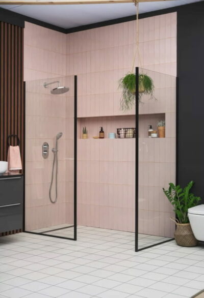 pŁytki Ścienne 10x30 cegieŁka pink rÓŻowa poŁysk