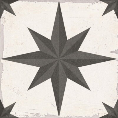 PŁYTKI PODŁOGOWE DEKOR 25X25 PATCHWORK matowa  STAR  MOZAIKA RETRO