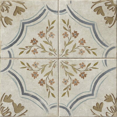 PŁYTKI  PODŁOGOWE RETRO 41X41 PATCHWORK matowa GRESY  KLASYKA MOZAIKA