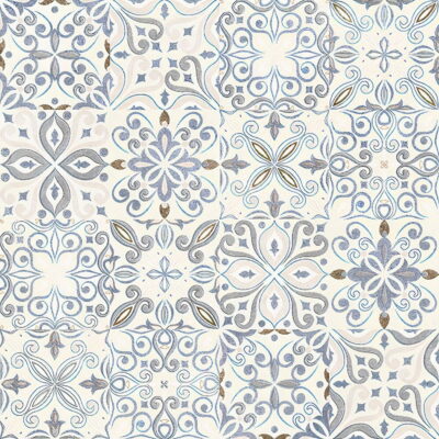 PŁYTKI PODŁOGOWE  RETRO 60X60 PATCHWORK  BŁĘKITNE  GRESY