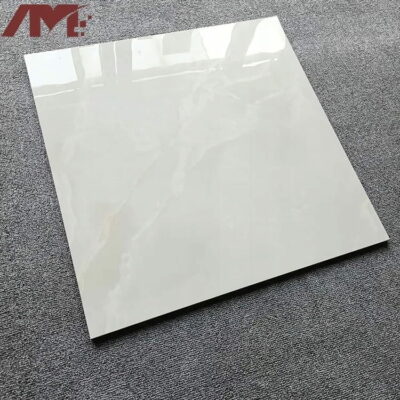 PŁYTKI GRESY SZKLIWIONE  FIX WHITE 60X60 CREAM  POLER POŁYSK JEDNOLITE CREAM