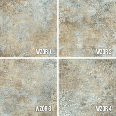 PŁYTKI GRESOWE  RETRO 60X60 PATCHWORK matowa