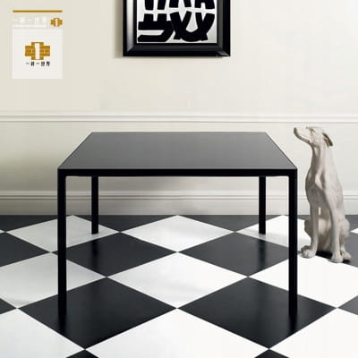 Płytki podłogowe gresowe 40x40 szachownica matowa white black