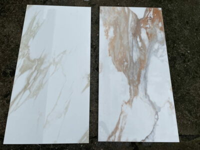 PŁYTKI 60X120 POŁYSK CALACATTA CARRARA GOLD