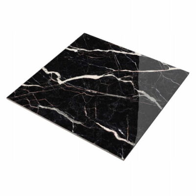 PŁYTKI 60X60 BLACK POLER CZARNA KAMIENNE