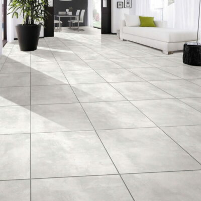 PŁYTKI BETONOPOODBNE JASNE SZARE 60X60 matowa GRES