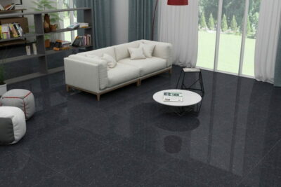 PŁYTKI GRES BLACK CZARNY SUGAR 60X60 BROKAT