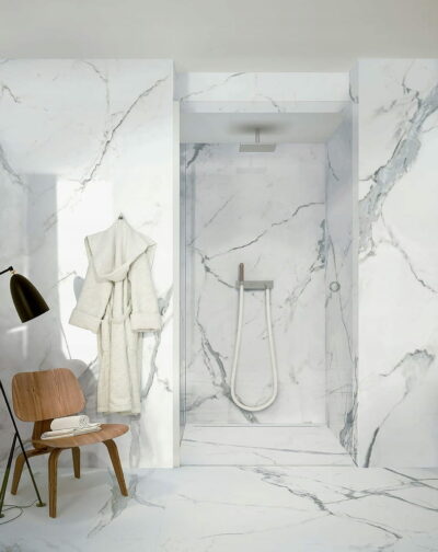 PŁYTKI CALACATTA  WHITE 120X120 POŁYSK BIAŁY MARMUR