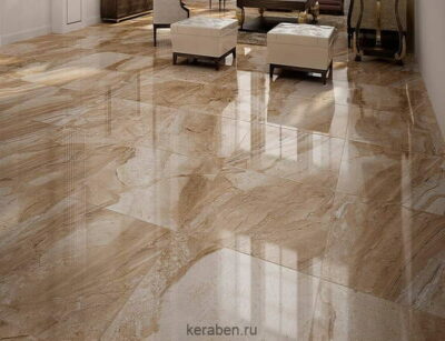 PŁYTKI GRES KAMIENNE POŁYSK 60X60 BEIGE DAINO