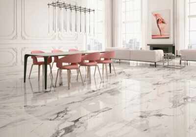 PŁYTKI GRES 60X120 BIAŁE CALACATTA CARRARA POŁYSK