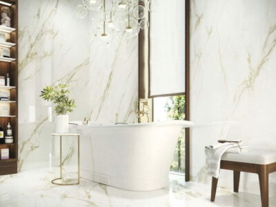 PŁYTKI CALACATTA POŁYSK carrara 60X120 ZŁOTA ŻYŁKA