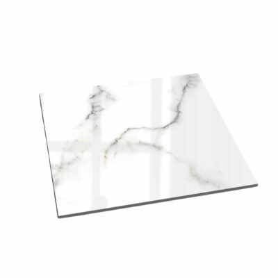 PŁYTKI CALACATTA POŁYSK 60X60 BIAŁE Z ŻYŁKĄ