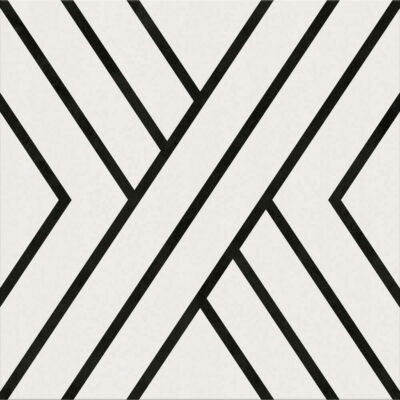 PŁYTKI PODŁOGOWE 30X30 PATCHWORK matowa BLACK WHITE