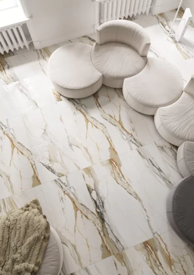 PŁYTKI 60X120 CALACATTA GOLD POŁYSK ZŁOTA 1 GAT