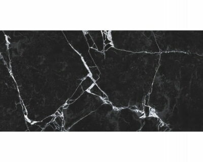 PŁYTKI 60X120 BLACK POLER CARRARA połysk