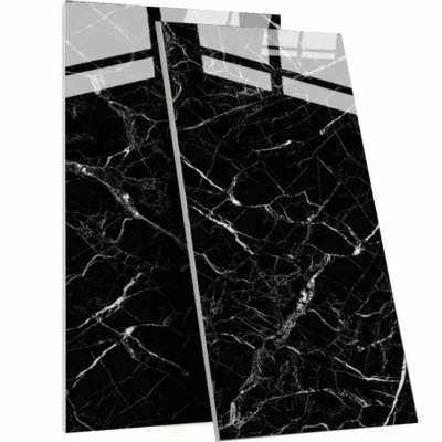 PŁYTKI 60X120 BLACK POLER CARRARA połysk CALACATTA BLACK