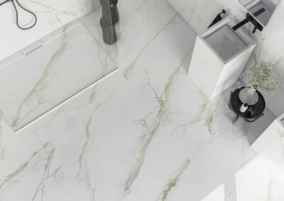 PŁYTKI 60X120 POŁYSK CALACATTA GOLD POŁYSK POLER AMARETTO