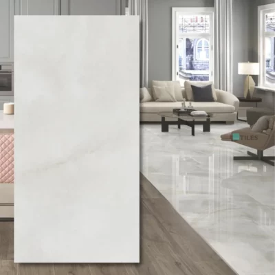 PŁYTKI GRES 60x120 ONYX WHITE  MASA PERŁOWA  ATYNA   WHITE   de lux