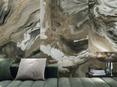 PŁYTKI 120x120 KAMIENNE BROWN POŁYSK SPAIN LUXURY