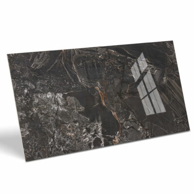 PŁYTKI KAMIENNE BLACK TORMI POLER 60X120 POŁYSK