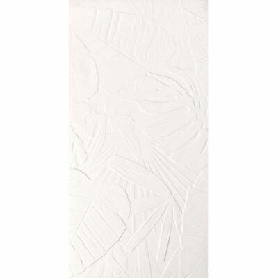 PŁYTKI ŚCIENNE matowa WHITE FLOWER 60X120 3D