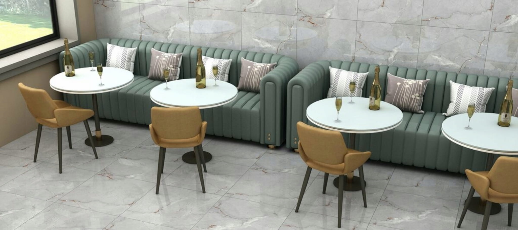 PŁYTKI GRESOWE POLER marmuropodobne POŁYSK GREY ILUSSION - obrazek 5