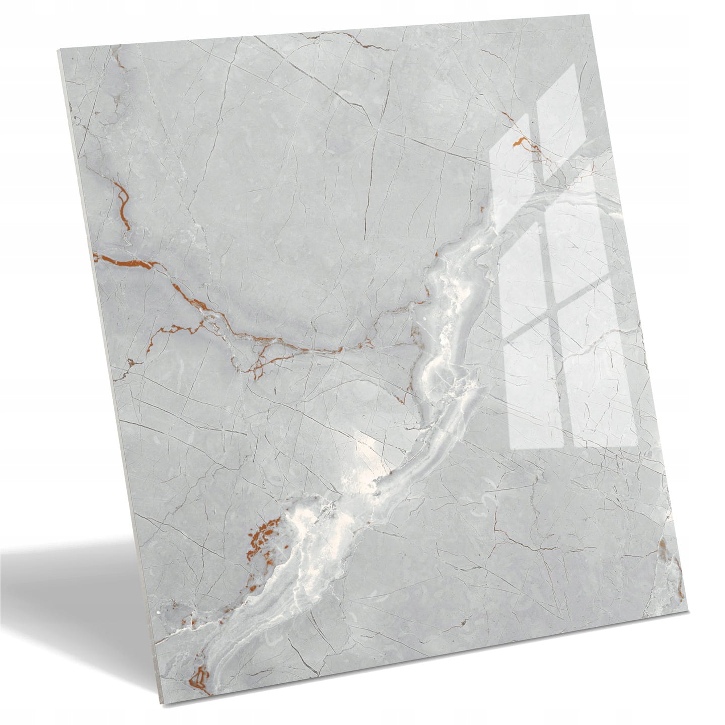 PŁYTKI GRESOWE POLER marmuropodobne POŁYSK GREY ILUSSION - obrazek 2