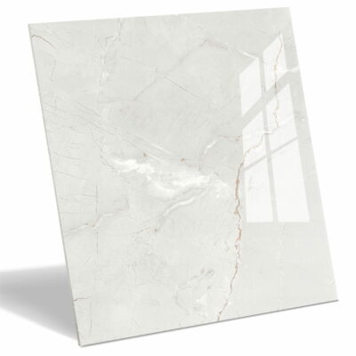PŁYTKI GRESOWE POLER  marmuropodobne POŁYSK WHITE  ILUSSION