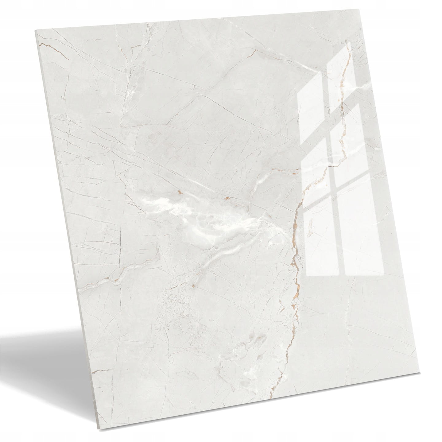 PŁYTKI GRESOWE POLER marmuropodobne POŁYSK WHITE ILUSSION