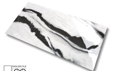 Płytki gresowe podłogowe 60x120 Panda white połysk  biały marmur