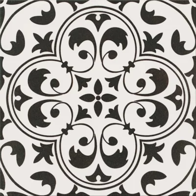 PŁYTKI  GRESY PODŁOGOWE 30X30 PATCHWORK MATOWA  BLACK WHITE  LUISA