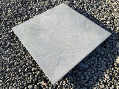 Płytki podłogowe tarasowe Alfa grey 60x60 2cm strukturalne 1gat