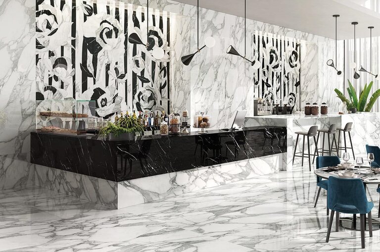 Płytki Tele di Marmo Selection Arabescato Corchia Naturale 60x120 płytka imitująca marmur Emil  calacatta carrara - obrazek 2