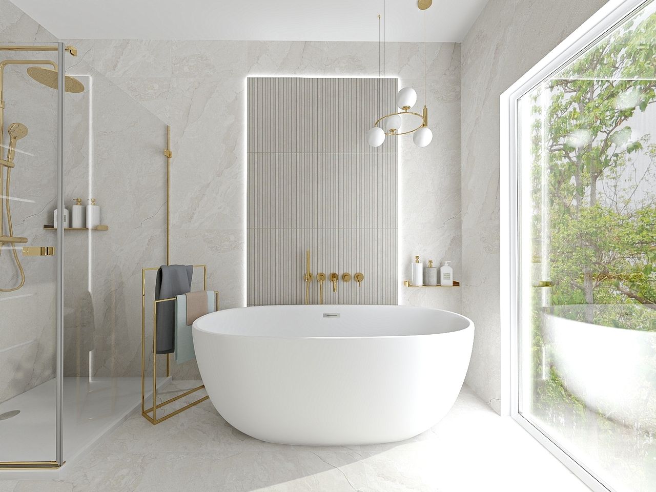 PŁYKTI PODŁOGOWE GRES CALLAS IVORY MAT 120X120 SALON KAMIENNE BEIGE - obrazek 4