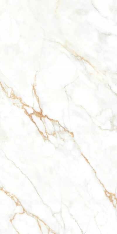 Płytki gresowe połysk 60X120 calacatta gold marmo podłogowe do salonu złota żyłka biały marmur