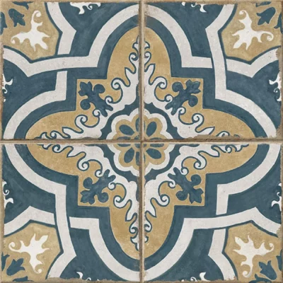 Płytki gresowe Olimpia patchwork 42x42   gres podłogowe retro matowa