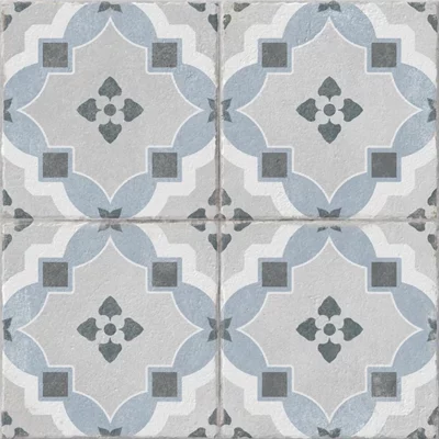Płytki gresowe bergo patchwork 42x42   gres podłogowe retro matowa mandrum grey